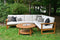 LuxCraft Lanai Deep Seating Sofa - Loveseat-Corner Unit (Table Available Separately)