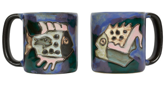 Mara Round Mug 16 oz Fish 510A4