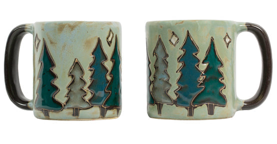 Mara Round Mug 16 oz Pine Trees  Ships end of October