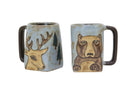 Mara Square Bottom Mug 12 oz - Bear / Deer   511A5