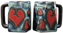 Mara Square Bottom Mug 12 oz - Hearts   511J1