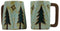 Mara Square Bottom Mug 12 oz - Pine Trees 511T1 Ships end of October