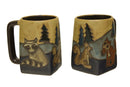 Mara Square Bottom Mug 12 oz - Forest Animals   511Y4- Ships about November 15