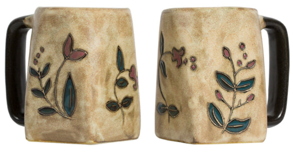 Mara Square Bottom Mug 12oz - Wild Flowers  511Z1-