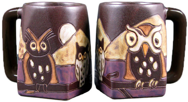 Mara Square Bottom Mug 12oz - Night Owls  511Z5 Ships end of October