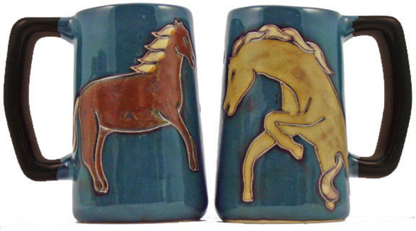 Mara Stein 16 oz - Horses  513G6- Ships about November 15