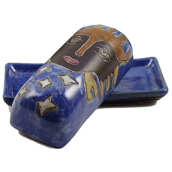 Mara Stoneware Butter Dish  - Celestial   565CE