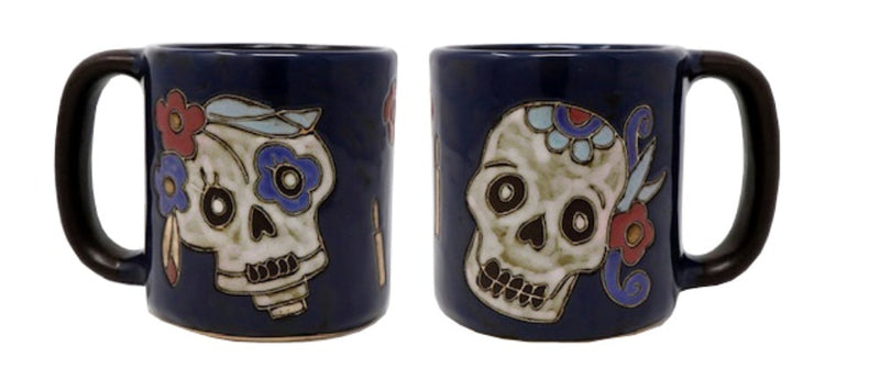 Mara Round Mug  16 oz  - Day of the Dead  610A5