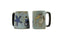 Mara Square Bottom Mug 12 oz -  Beach Combers  611A1