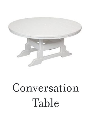 Casual Comfort Oceanside Conversation Table 36"   - CC-170-36R Round