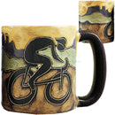 Mara Round Mug 16 oz Bicyclist  - 510G5