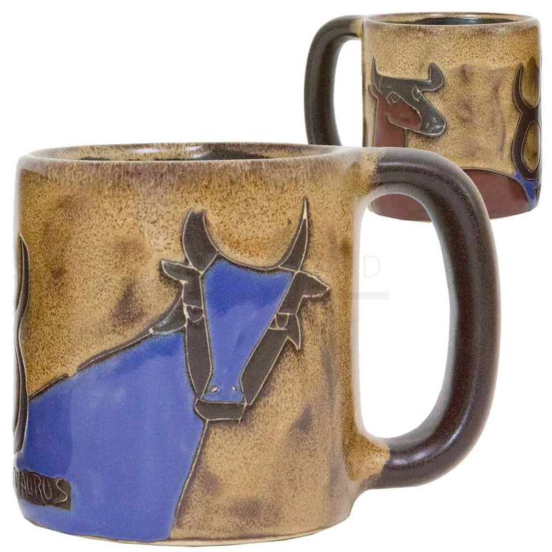 Mara Stoneware Zodiac Coffee Mug 16 oz - Taurus  510Z2