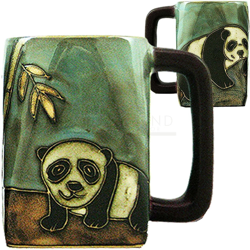 Mara Square Bottom Mug 12 oz - Panda Bear   511H8