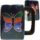 Mara Square Bottom Mug 12 oz - Butterflies   511T8