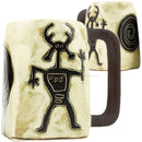 Mara Square Bottom Mug 12 oz - Petroglyphs   511W2