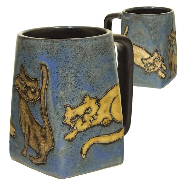 Mara Square Bottom Mug 12 oz - Playful Cats  511Y6-