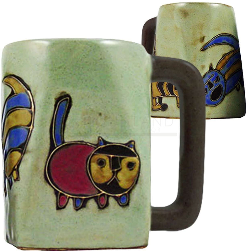 Mara Square Bottom Mug 12 oz - Abstract Kitten-Cats Design  511S7