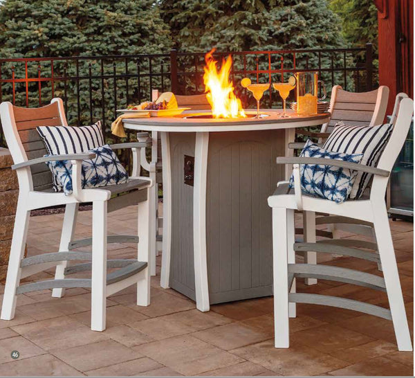 Casual Comfort Bay Shore Pub/Bar Fire Pit Table  6530PUB (Table Only)