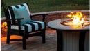 Casual Comfort Bay Shore Dining Fire Pit Table  6530 DIning