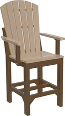 LuxCraft  Adirondack Arm Chair - Counter  (AAC-C)  Set of 2 Chairs