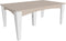 LuxCraft Island Dining Table Set (44" x 72" table and 6 Side Chairs)  DIDTRS
