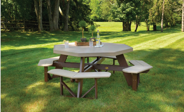 LuxCraft Octagon Picnic Table  POPT