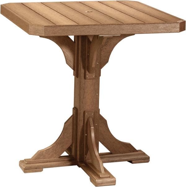 LuxCraft  -  41-inch Square Table - Dining Height P41ST - DH